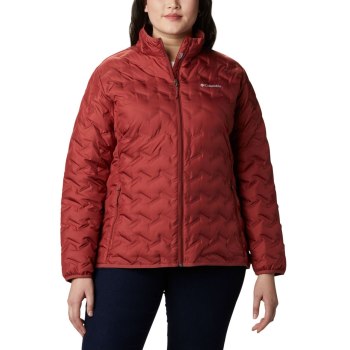 Columbia Jas Dames, Delta Ridge Down Plus Size Rood, 96RSEAOLW